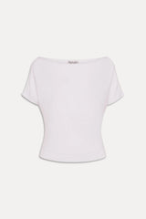 Montecito Boat Neck Knit Shirt - White