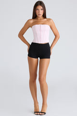 pink stretch corset top