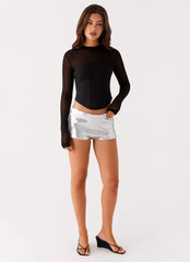 Aspire Long Sleeve Corset - Black