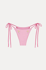 Divine Knit Skimpy Bikini Bottom - Strawberry Lemonade