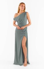 Jodie Dress ~ Deep Sage Chiffon