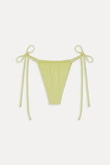 Tia Skimpy String Bikini Bottom - Yellow Mojito