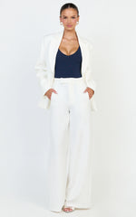 Jamie Bodysuit - V Neck Bodysuit in Navy