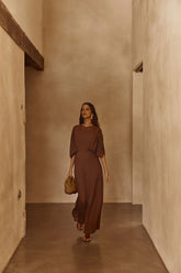 Eira Dress - Chocolate