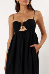 Tanala Maxi Dress - Black