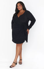 Stage Skort Dress ~ Black Shimmy Shine