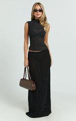 Lioness - Ford Top - In Onyx Polka