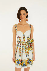 Off-White Tropi Belted Mini Dress