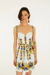 Off-White Tropi Belted Mini Dress