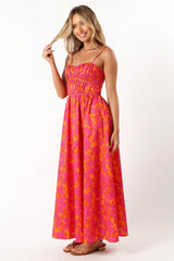Kelani A-Line Midi Dress - Ambrosia