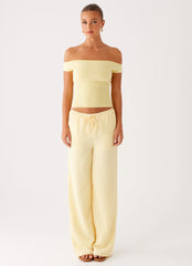 Coleman Knit Top - Yellow