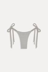 x JENNIE Mabel Satin Bikini Bottom - Moon