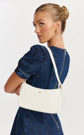 Peta and Jain - Lilu Shoulder Bag - In White Pebble