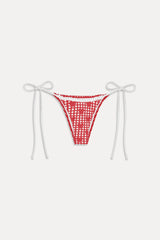 Mackenzie Cheeky String Bikini Bottom - Cupid
