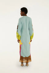Multicolor Usiacuri Embroidered Richelieu Maxi Dress