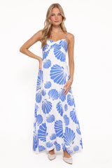 Tyla Maxi Dress - Blue Shell