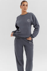 slate crew neck sweatshirt