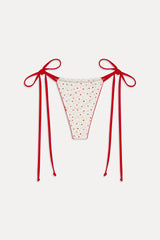 Tidal Micro String Bikini Bottom - Tiny Berry