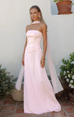 Jules Maxi Dress ~ Powder Pink