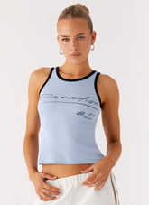 Utopia Tank Top - Sky Blue