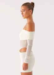 No Doubt Mini Dress - Ivory