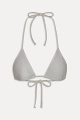 x JENNIE Nick Satin Bikini Top - Moon