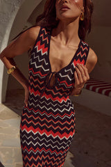 ANDREA MAXI DRESS - JAFFA COMBO