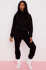 ink cotton fleece-back oversized hoodie