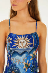 Blue Mystical Maxi Dress