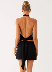 Elice Mini Skirt - Black