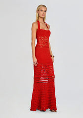 Peggie Crochet Maxi Dress