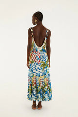 Rio Beach Off-White Maxi Dress