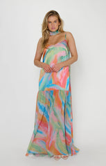 Dalia Maxi Dress ~ Colorful Canvas