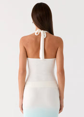 Deep Sea Kiss Top - White