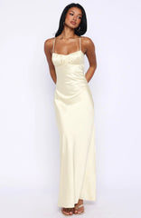 Change Locations Maxi Dress Lemon