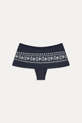 Clover Swim Skirt - Malibu Blue