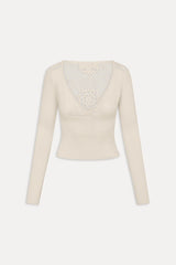 Arlo Crochet Knit Shirt - Bunny