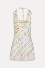 Chloe Silk Mini Dress - Chateau Floral