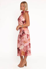 Lovett Maxi Halter Dress - Botanical Garden