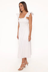 Bronte Midi Dress - White