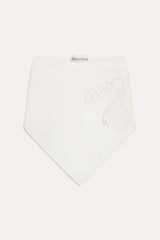 Scout Knit Poncho - White Hibiscus