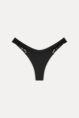 x JENNIE Encore Micro Bikini Bottom - Black