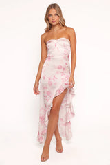 Hamilton Midi Dress - Morning Rose