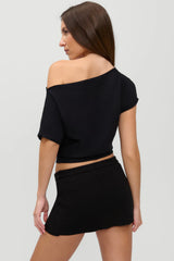 Marialla Mini Skort - Black