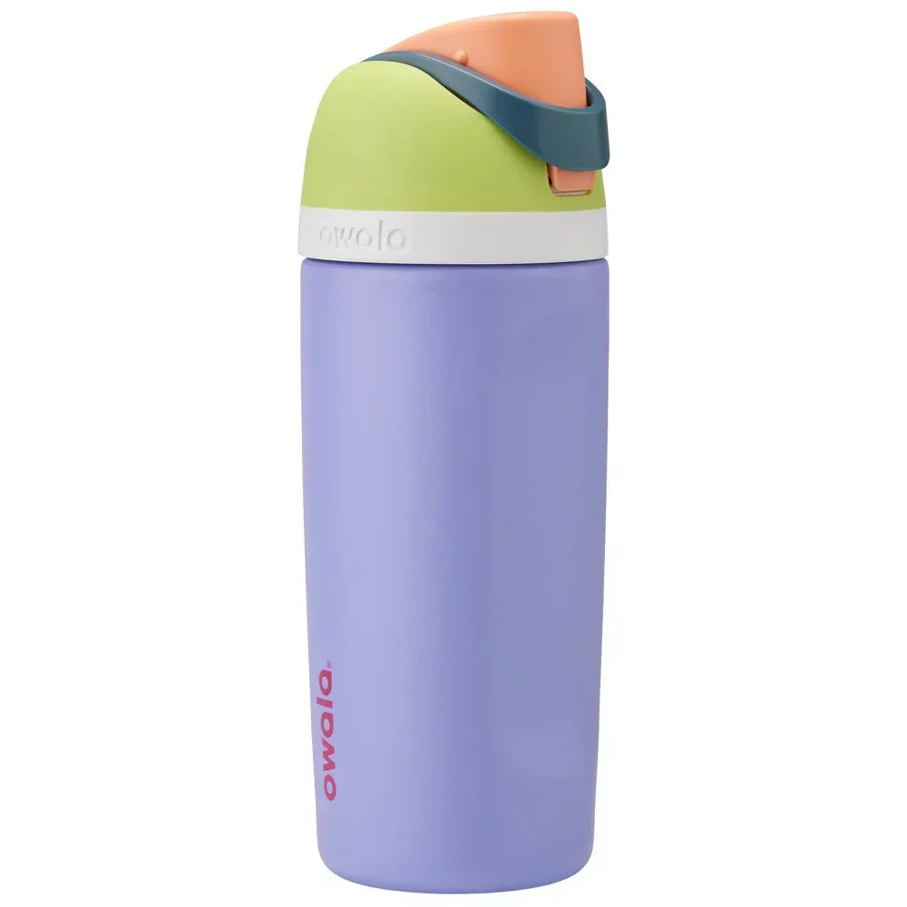Owala 16oz Kids' Free Sip Stainless Steel Water Bottle - Retro Boardwalk