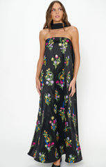 Riley Maxi Dress ~ Ethereal Sequins Black