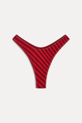 x JENNIE Full Moon Bikini Bottom - Spring Stripe