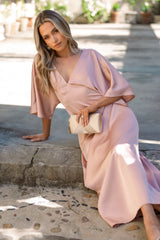 Eliza Maxi Dress - Pink