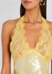 Vicky Sequin Lace Dress