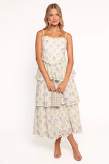 Iveta Midi Dress - Multi Floral